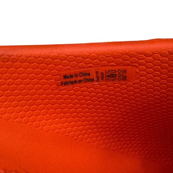 NEW Crocs  Classic Low Profile Clogs in Lava, Size 6/M 8/W NWOB - Picture 9 of 9